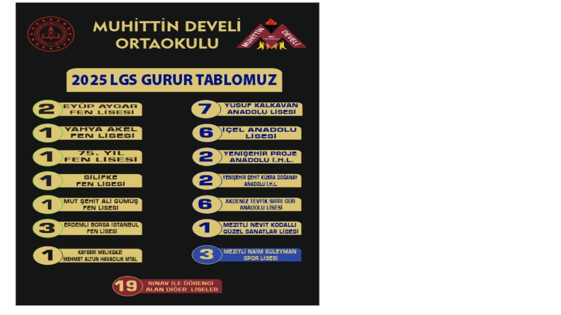 2025 YILI LGS GURUR TABLOMUZ